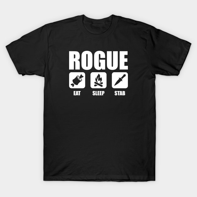 ROGUE Eat Sleep Stab T-Shirt by OfficialTeeDreams